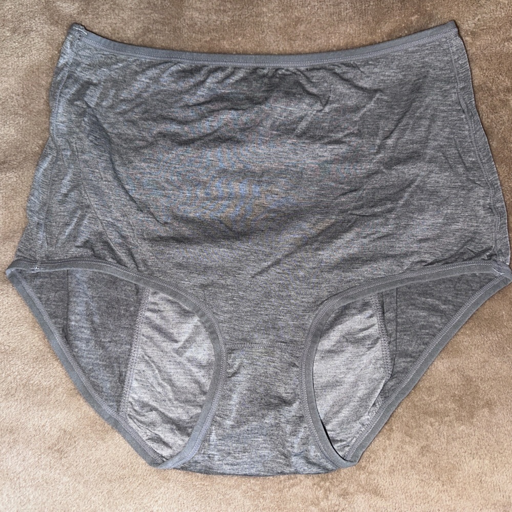 Plus size high waist menstrual panties Modal Bamboo Cotton period underwear